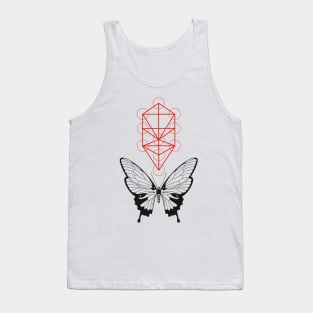 holy geometry butterfly Tank Top